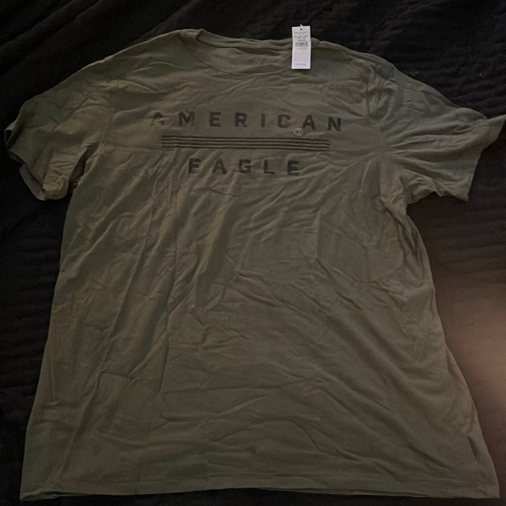 American Eagle graphic tee - green - size XLT